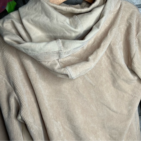 Anthropologie Daily Practice Ribbed Hoodie - Picture 5 of 9